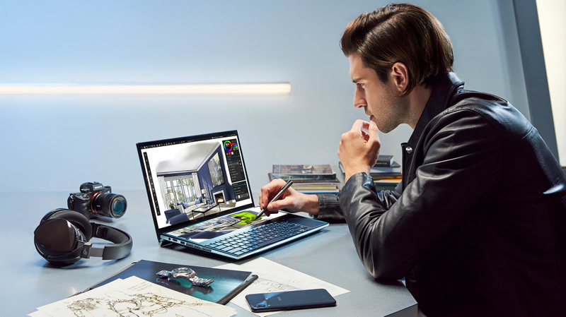 Illustration for article titled Asus' Wildly Ambitious ZenBook Pro Duo Is the Most Dual-Screen Laptop Yet